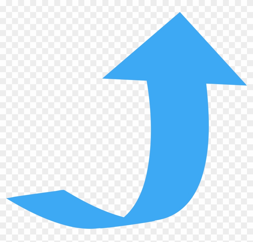 Directional Arrows Curved Wide Directional - Curved Arrows Pointing Up #19448