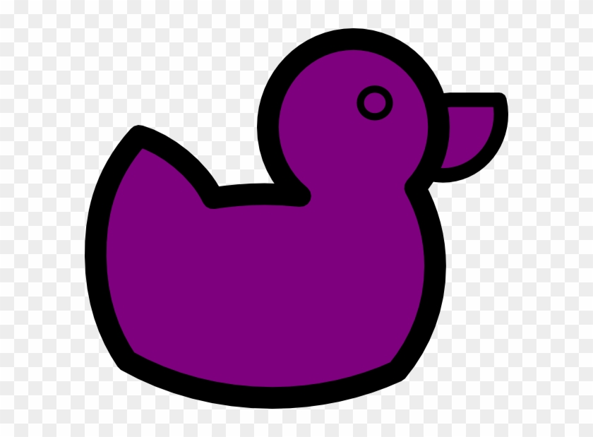 Purple Duck Clipart #19579