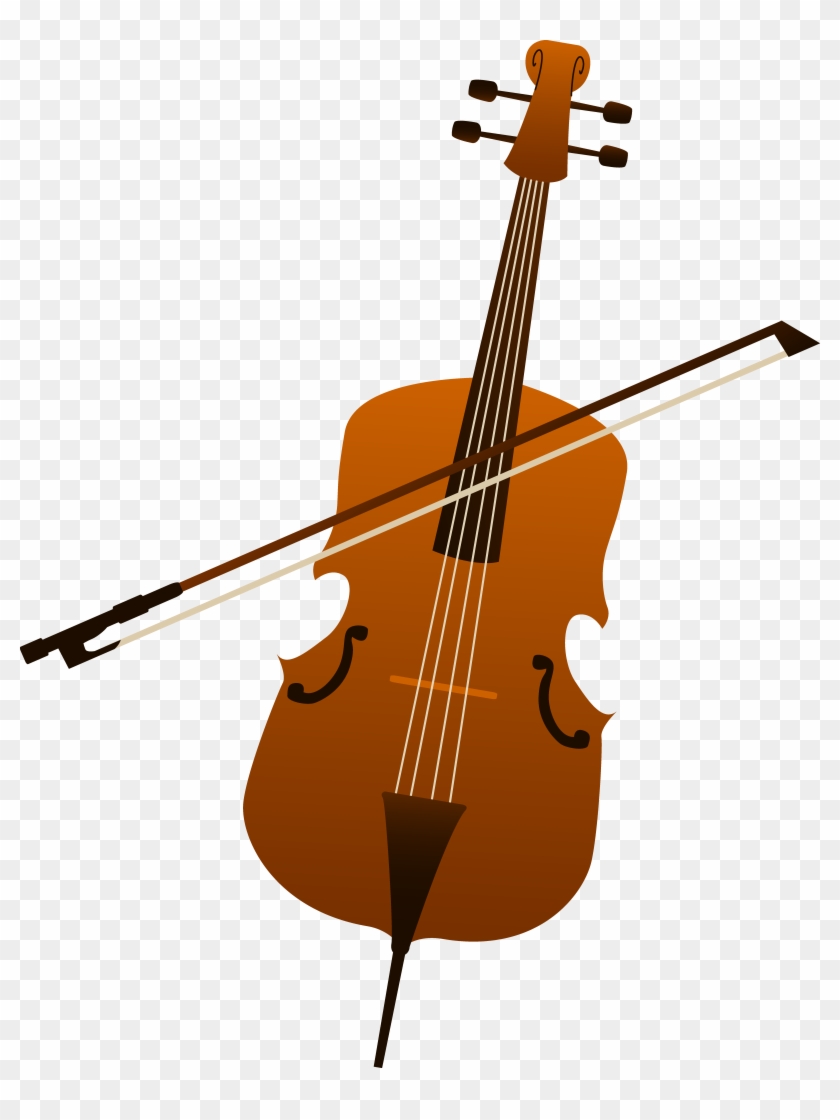 Violin Clipart Cello - Violin Clipart Cello #19611