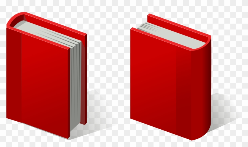 Vector Books - Clipart Red Book #19617