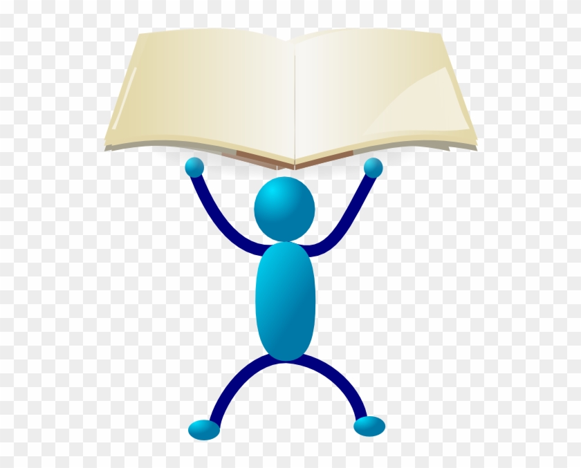 Hold Up The Book Clip Art - Holding Up Clipart #19658