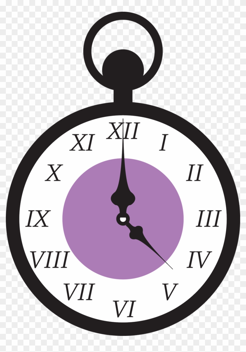 Say Hello - Alice Wonderland Clock Png #19803