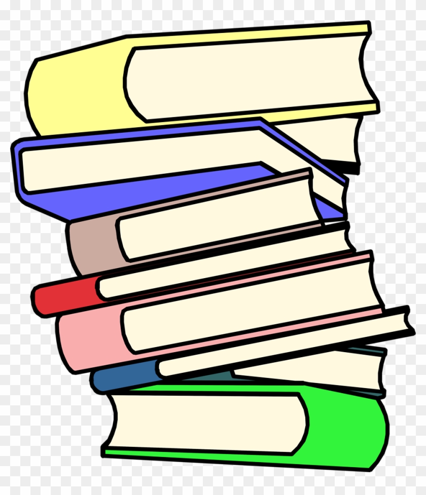 Stack Of Books Clip Art The Cliparts - Cartoon Books Transparent Background #19813