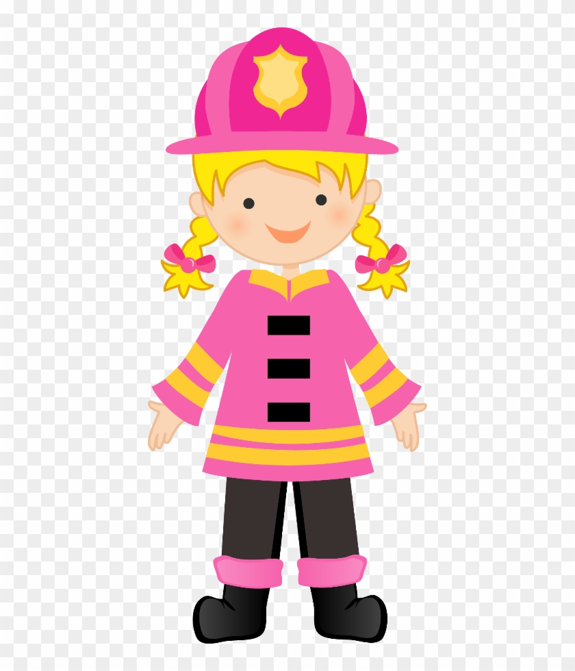 Bombeiros E Polícia - Pink Fire Truck Party #19837