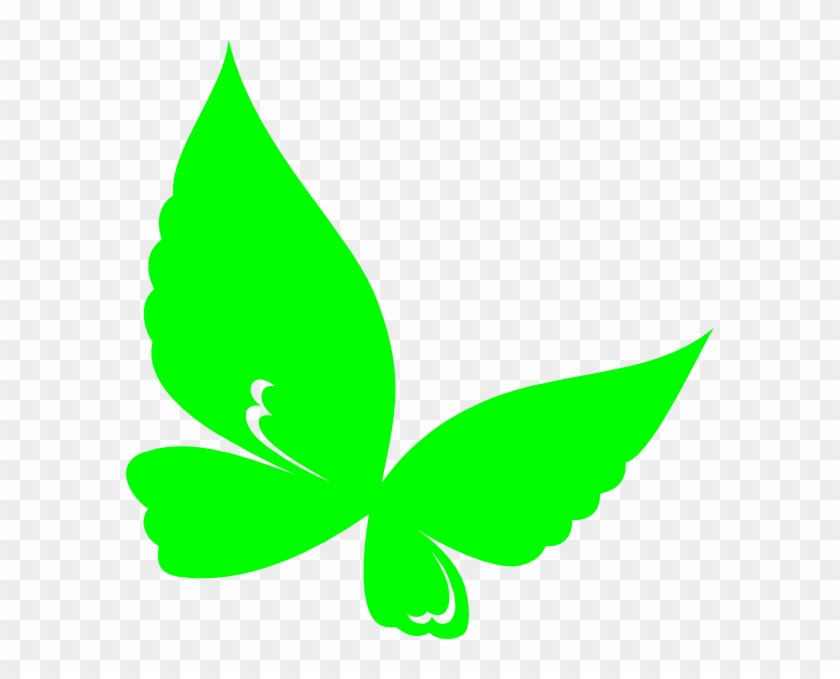 Clip Art Butterfly Green Lemon At Clker Com Vector - Butterfly Green Clip Art #19879