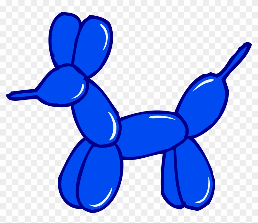 Balloon Animals Clipart Cute Blue Animal Free Clip - Balloon Art Clip Art #19966