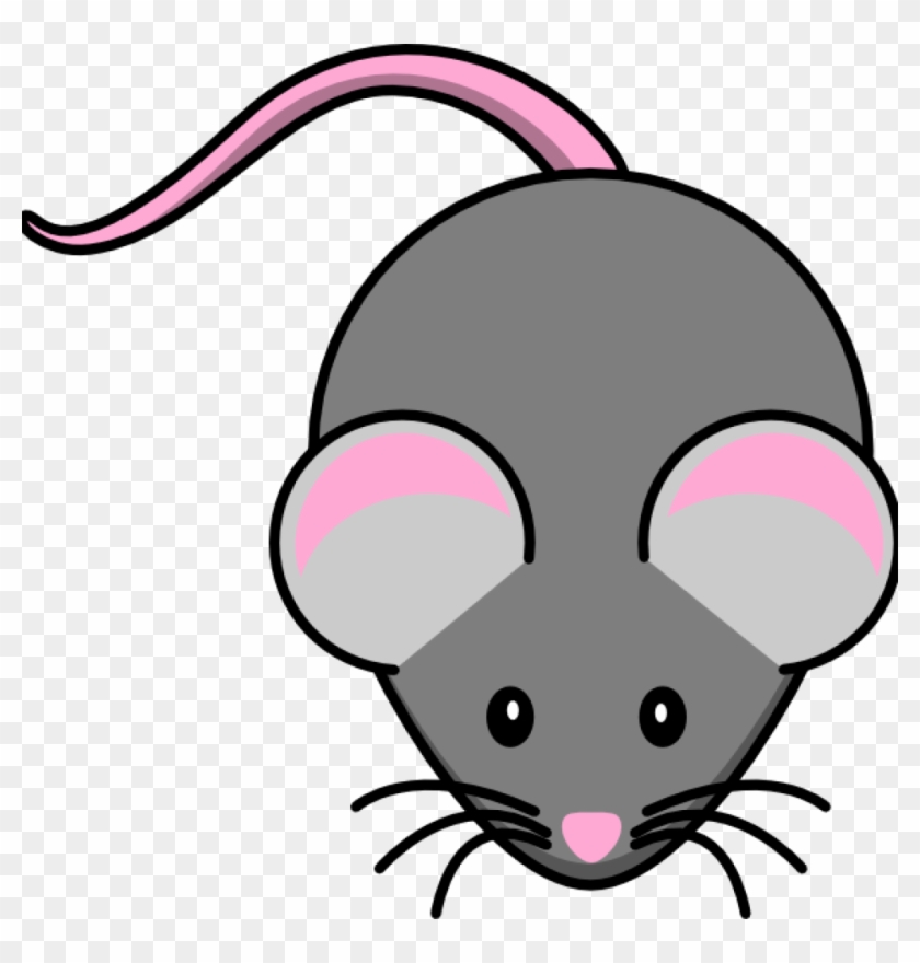 Mouse Clipart Pink And Grey Mouse Clip Art At Clker - Cute Mice Clip Art #19965