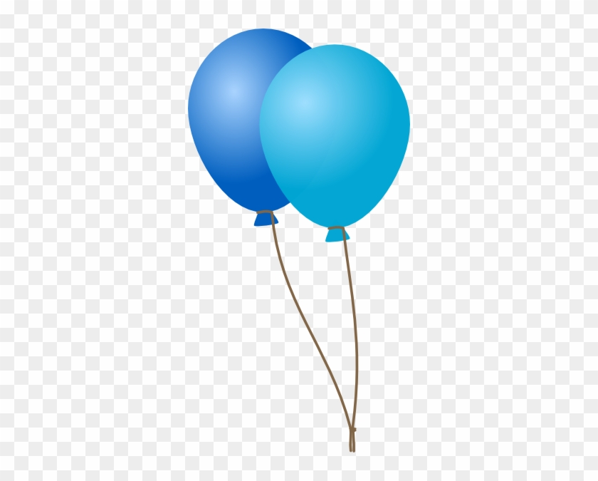 Blue Balloons Clip Art #19971