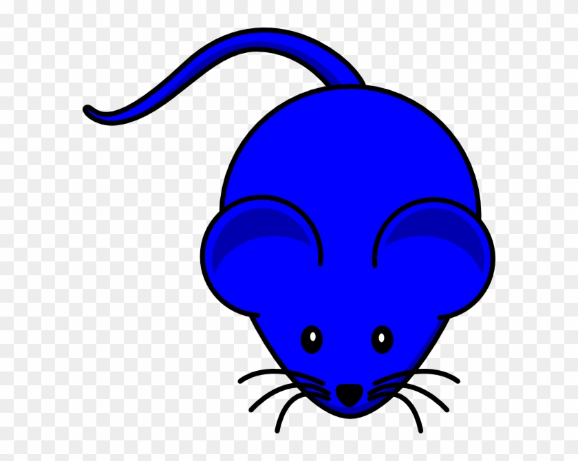 Blue Mouse Clipart #19978