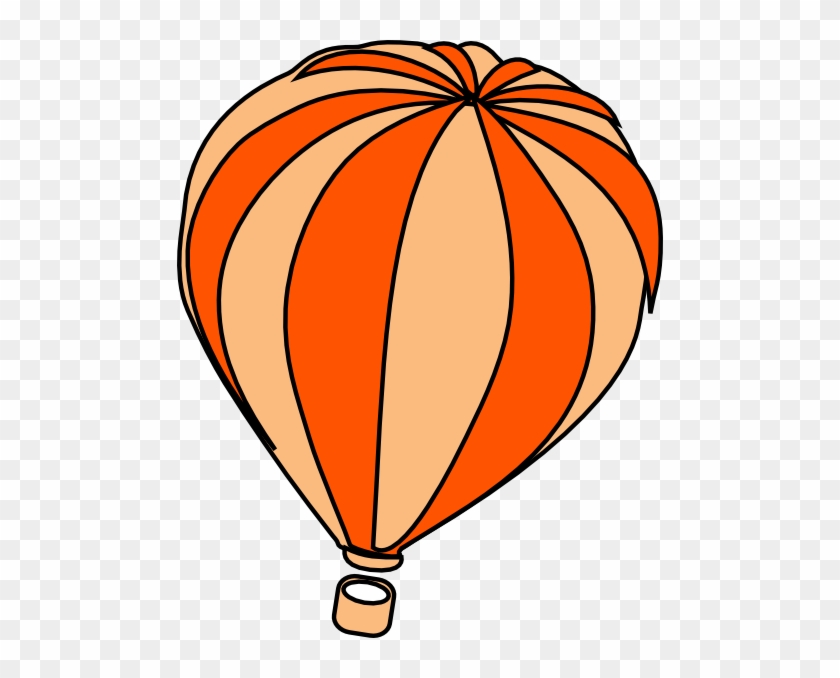 Clipart Info - Hot Air Balloon Orange #20002