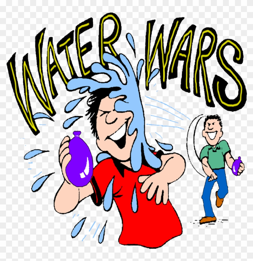 Water Balloon Clip Art Water Balloon Fight - Water Balloon Fight Clipart #20025