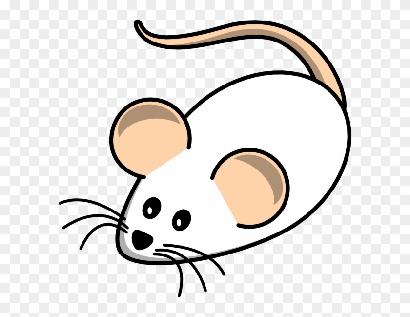 Clip Art White Mouse #20036