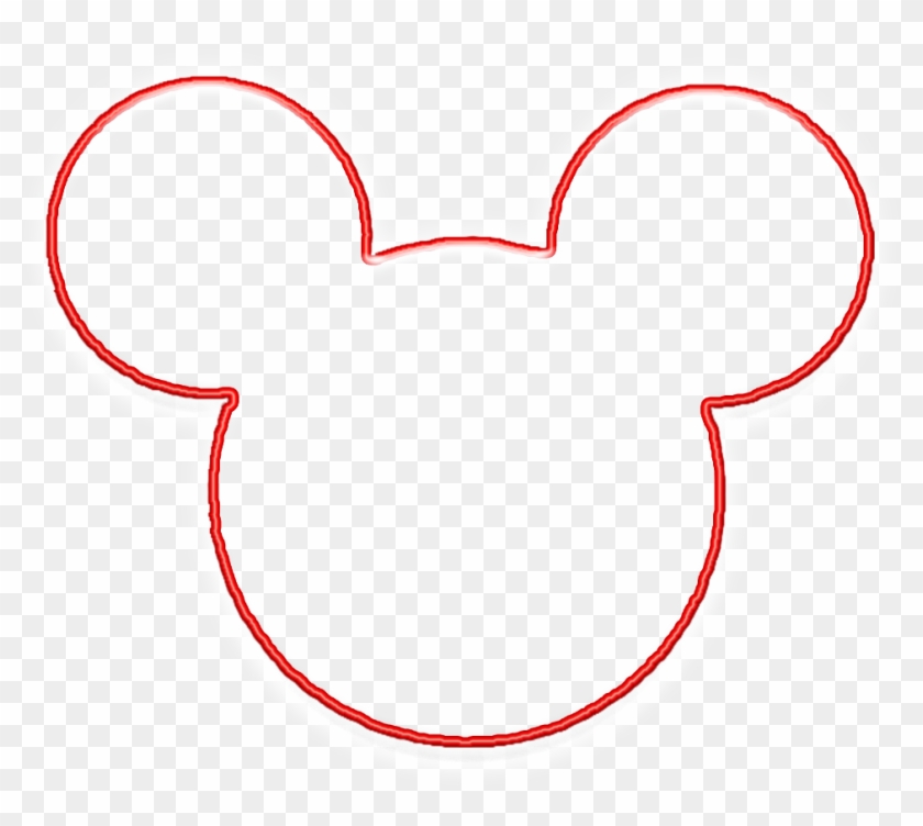 mickey mouse head outline tattoo clipart line art free