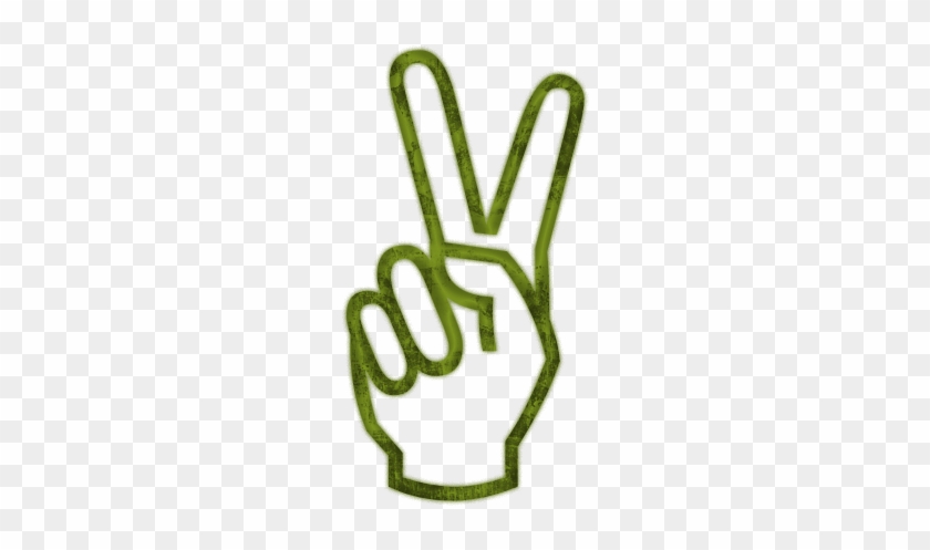 Hand Peace Sign Clipart Kid - Peace Symbol V Sign #20093