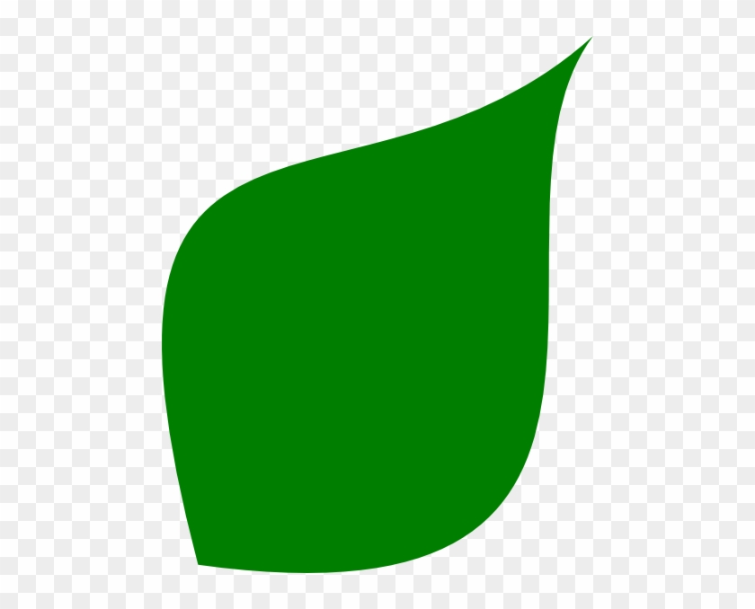 Green Leaf Clip Art At Clker - Green Leaf Shape Png #20157