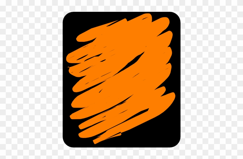 Orange Clip Art - Orange Scribble Clipart #20178