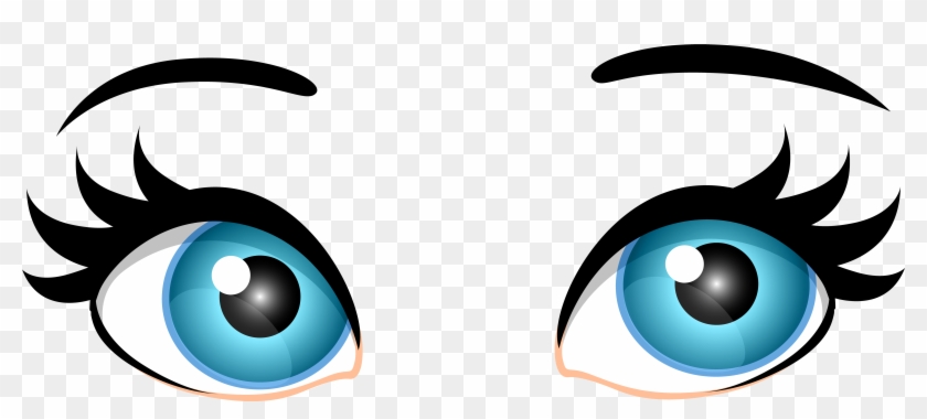 Blue Female Eyes Png Clip Art - Eyes Clip Art #20211