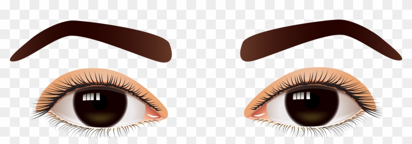 Female Brown Eyes Png Clip Art - Brown Eyes Png #20307