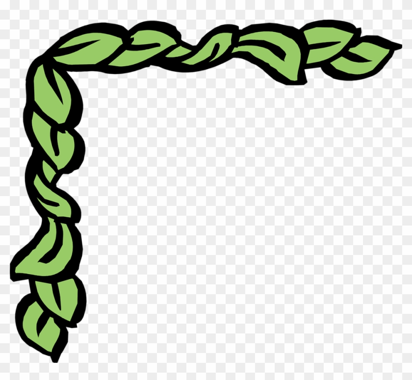 Border Corner Leaf Clipart - Roman Borders Clip Art #20333