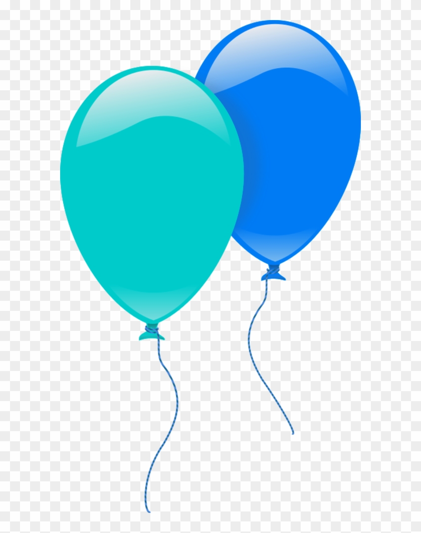 Blue Balloons Clipart Cliparts And Others Art Inspiration - Green And Blue Balloons Clipart #20357