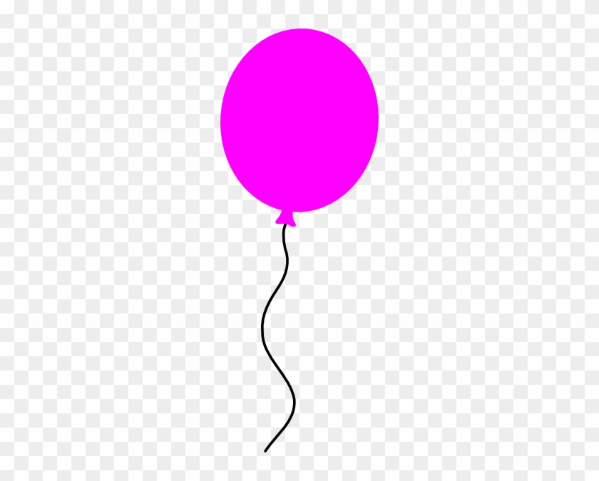Balloon Clipart Pink Balloon - Free Clipart Pink Balloons Transparent Background #20382