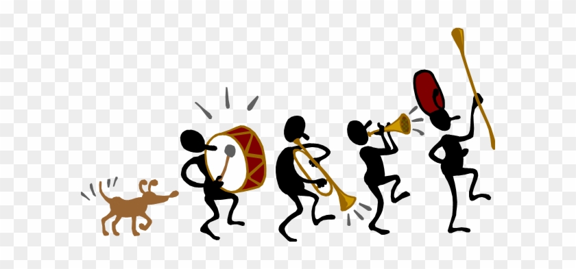 Applause Clipart Marching Band Stick Fig Clip Art1 - Parade Float Clip Art #20410