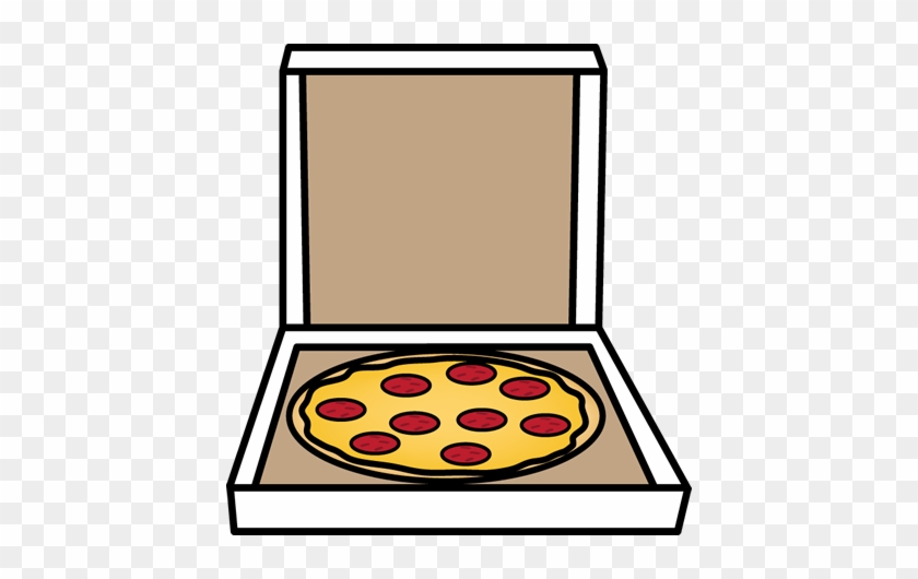 Pizza In A Box - Open Pizza Box Clipart #20447