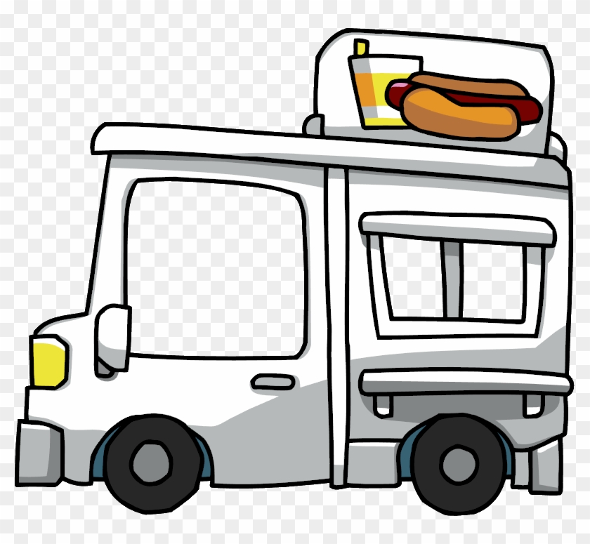 Hot Dog Fast Food Hamburger Van Cheese Sandwich - Food Truck Clipart Png #20460