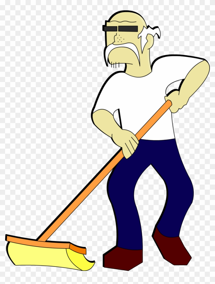 Old Janitor Guy By Darkajax Old Janitor Guy By Darkajax - Cartoon Janitor Transparent #20461