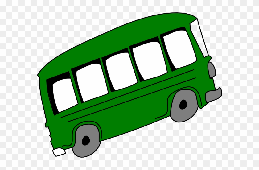 Green School Bus Clipart #20506