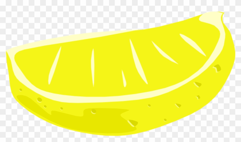 Lemon Slice Clipart Lemon Wedge Clip Art - Lemon Free To Use #20508