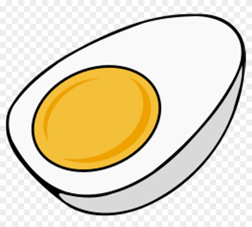 Yolk Clip Art - Hard Boiled Egg Clipart #20522