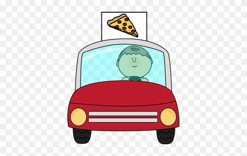 Pizza Delivery - Pizza Delivery Car Clipart #20553