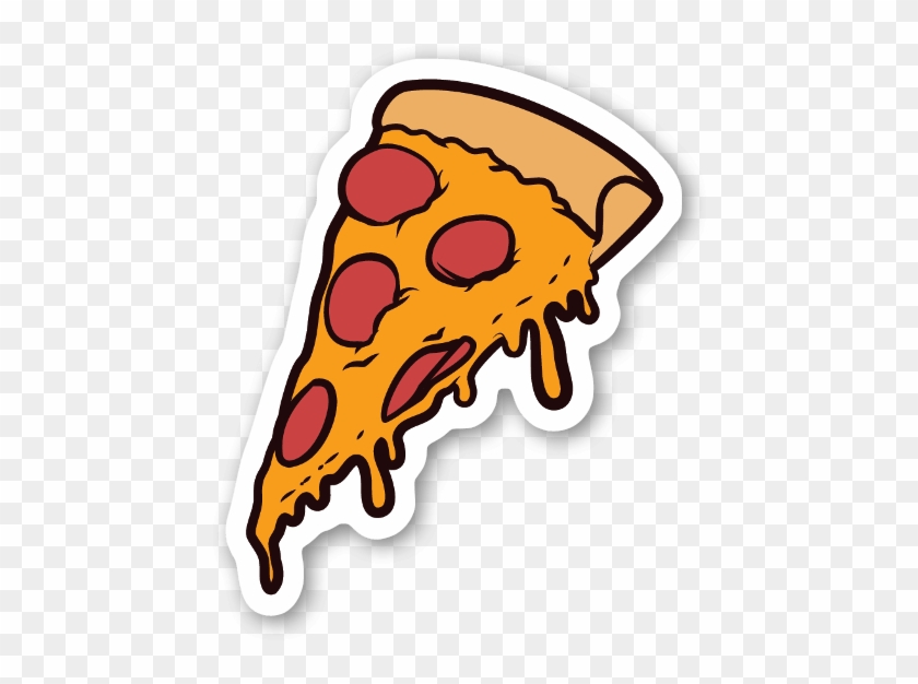 Stylish Inspiration Ideas Slice Of Pizza Clip Art Sticker - Pizza Stickers #20577