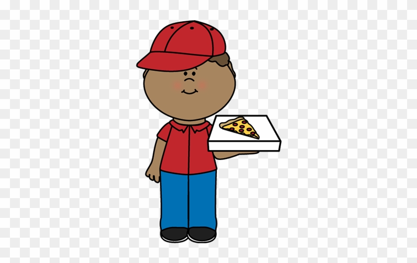 Pizza Delivery Boy - Pizza Delivery Clipart #20588