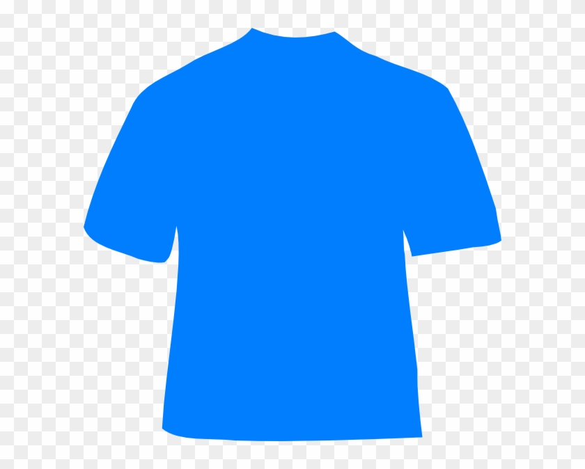 Blue T Shirt Clip Art Design Download Vector Clip Art - Cartoon Light Blue Shirt #20624