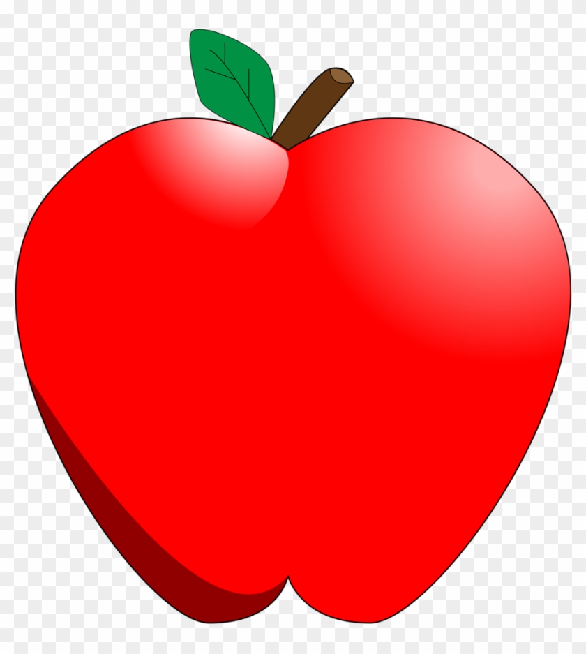 Apple Clipart Transparent Background - Cartoon Apple #20711