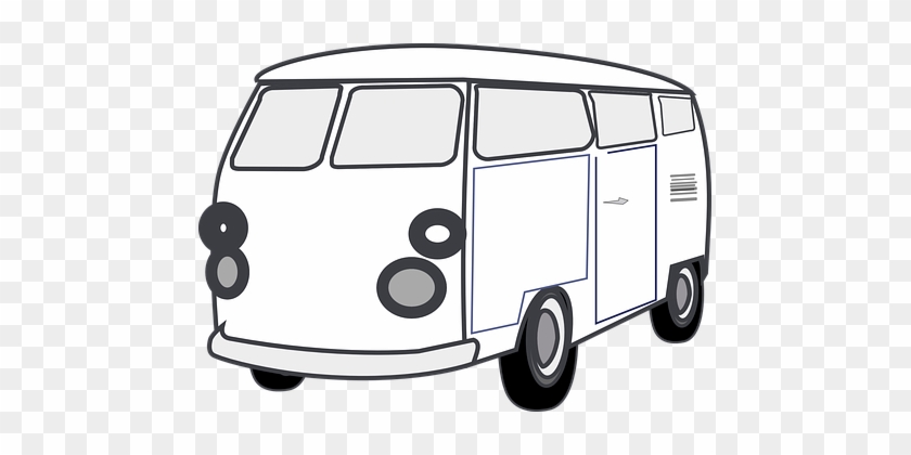 White Van Free Pictures On Pixabay Clipart Black And - Van Clip Art #20760