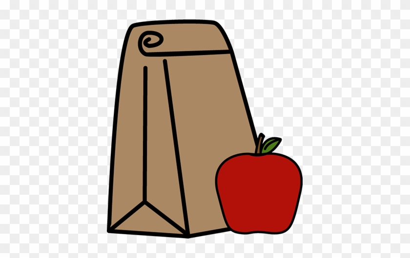 School Lunch Bag - Sack Lunch Clip Art #20824