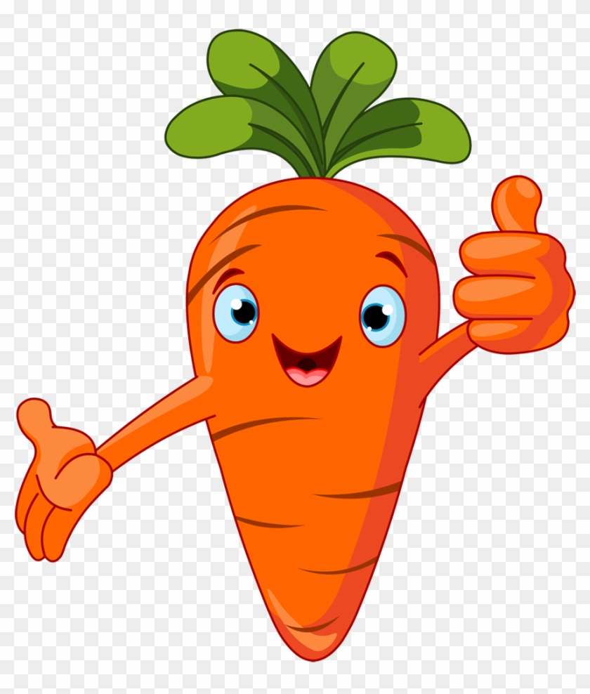 Fruit Clipart Carrot - Cartoon Vegetables #20840