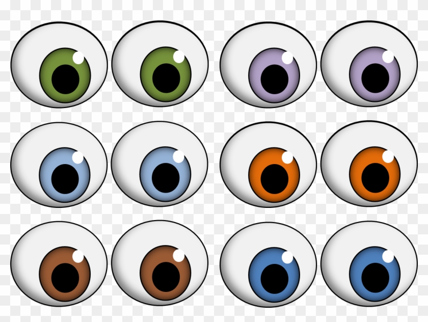 Googly Eyes Clip Art Clipart - Printable Eyes For Crafts #20855