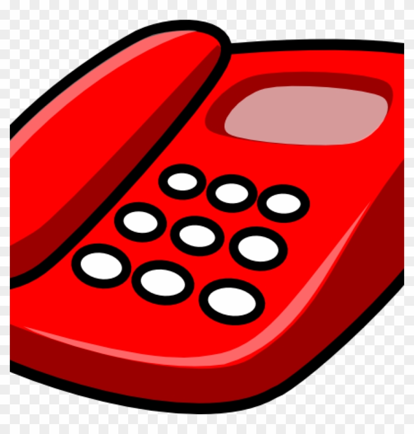 Phone Clipart Free Red Telephone Clip Art Free Vector - Telephone Clip Art #20868