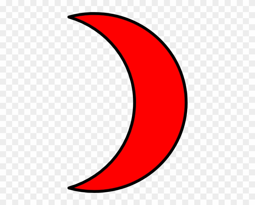 Moon Clip Art - Red Moon Clip Art #20878