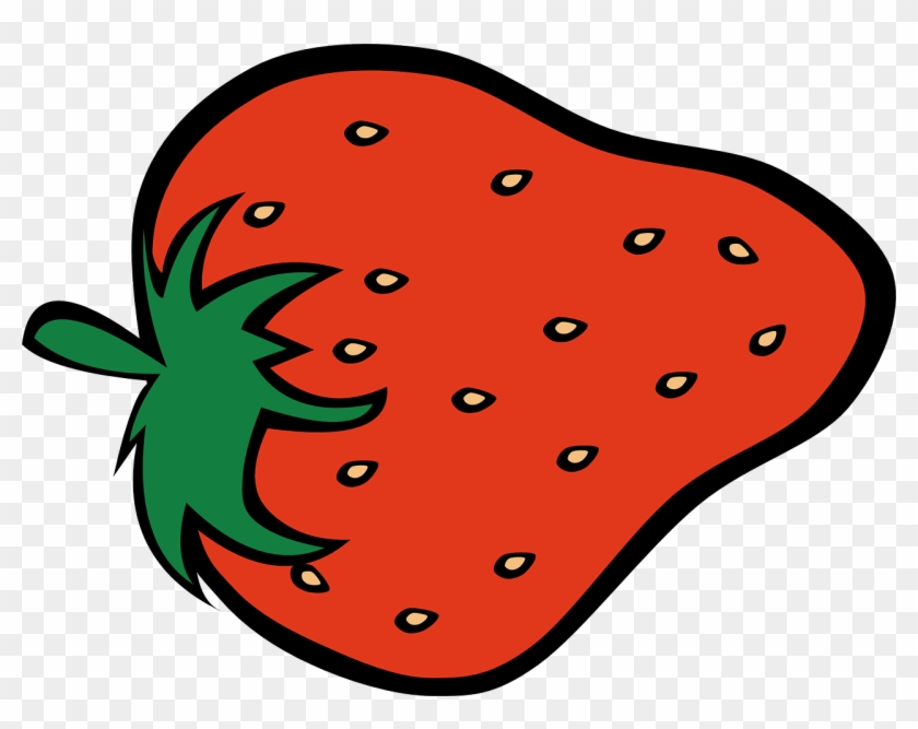 Strawberry Food Fruit Fresh Transparent Image - Clipart Of A Strawberry #20924