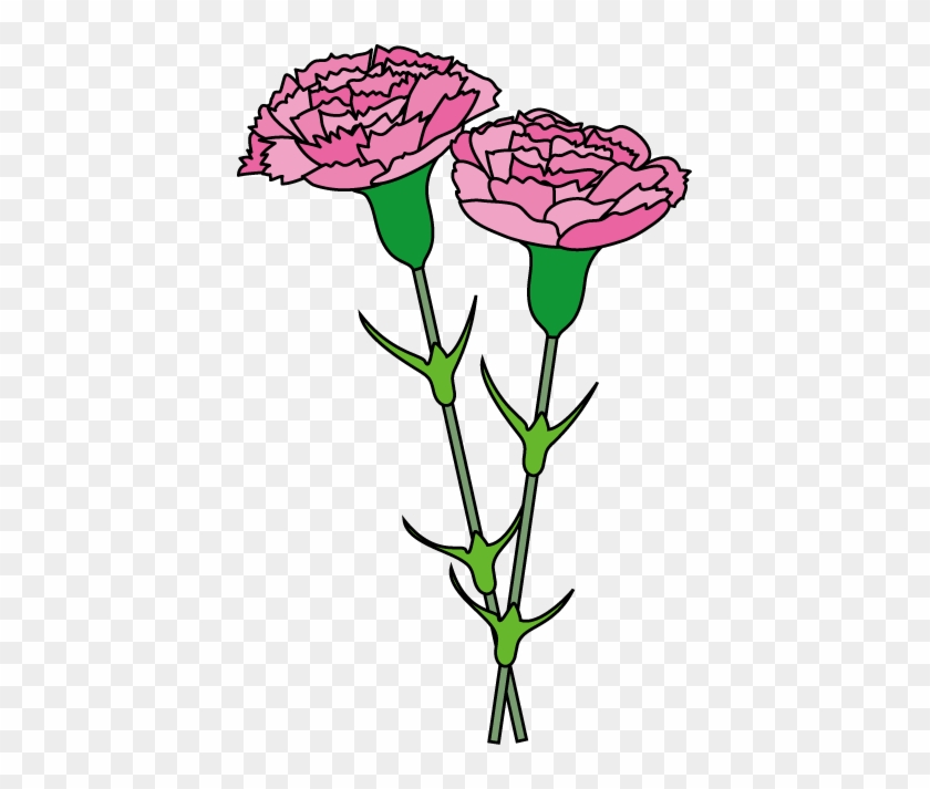 Carnation Cliparts - Pink Carnation Clip Art #20997