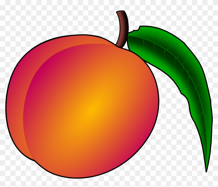 Peach Clip Art - Peach Clipart #21093