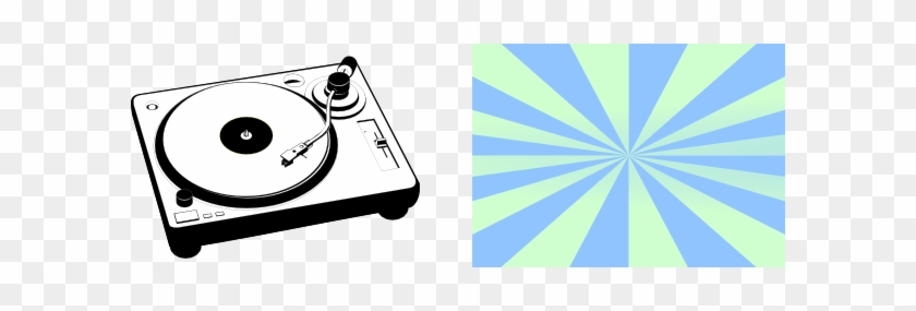 Turntable Clip Art At Clker - Record Player Clipart #21182