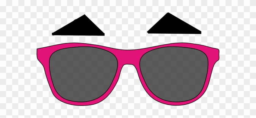 Darren Criss Eyebrows And Sunglasses Clip Art - Darren Criss Pink Sunglasses Png #21187