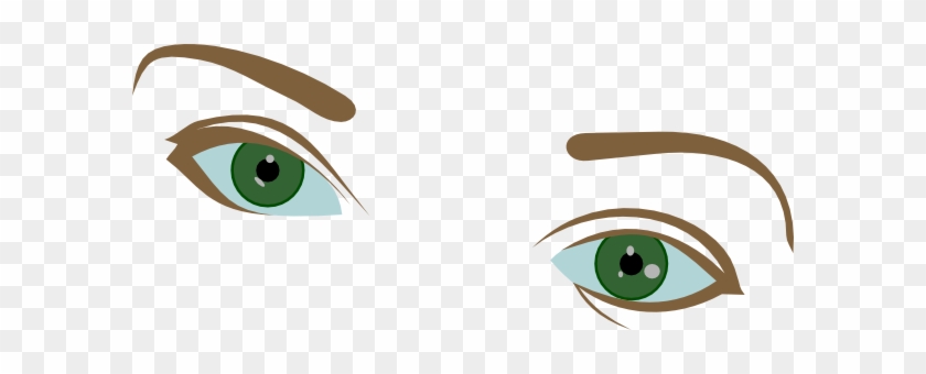 Eyes And Eyebrows Clip Art - Brown Eyebrows Clipart #21211