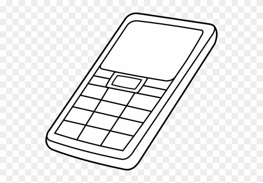 Phone Clip Art - Drawing Of Cellphone #21213